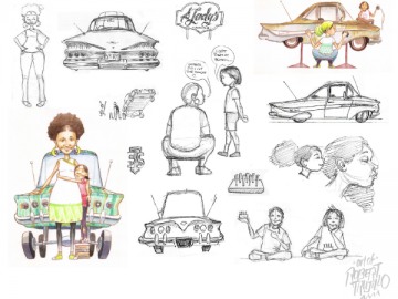 Character37-38-LowridinMomma+Daughter_byRobertTrujillo
