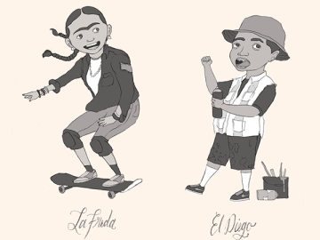 Characters #49 & #50 "Frida y Diego" by Robert Trujillo