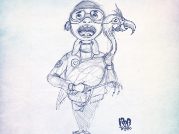 Character #55 "Up" by Robert Trujillo