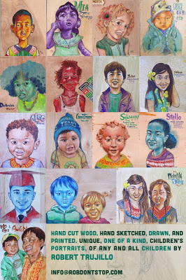 Children's Portraits Collage