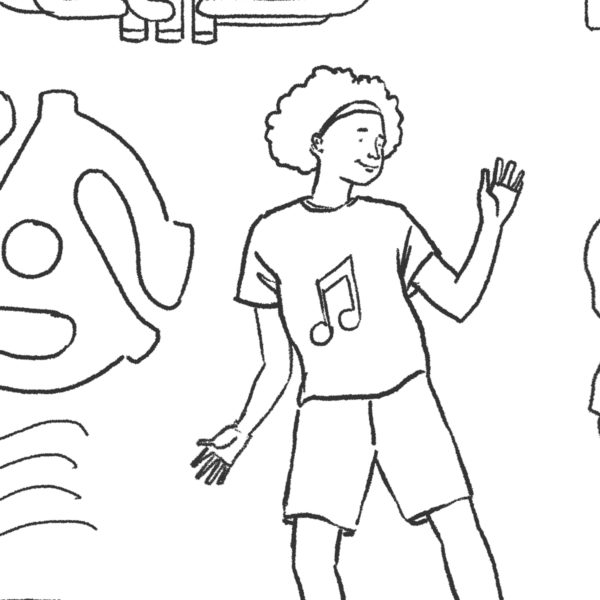 Music Coloring Sheet - Image 3