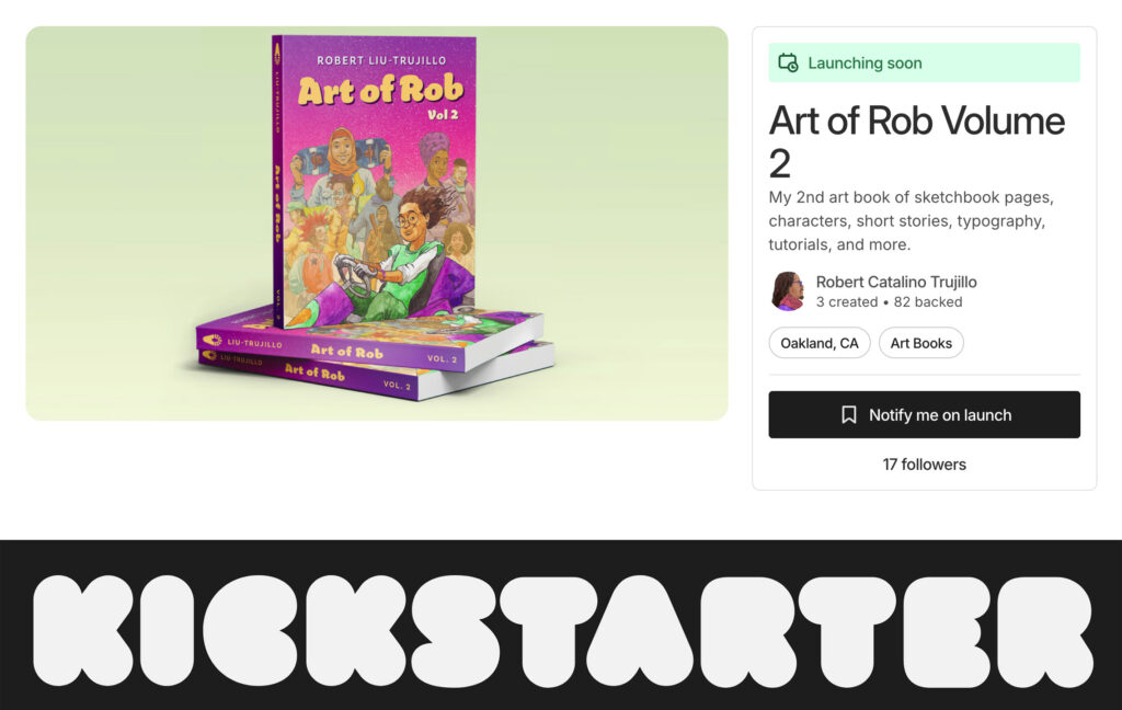Art of Rob Vol 2 launching soon
